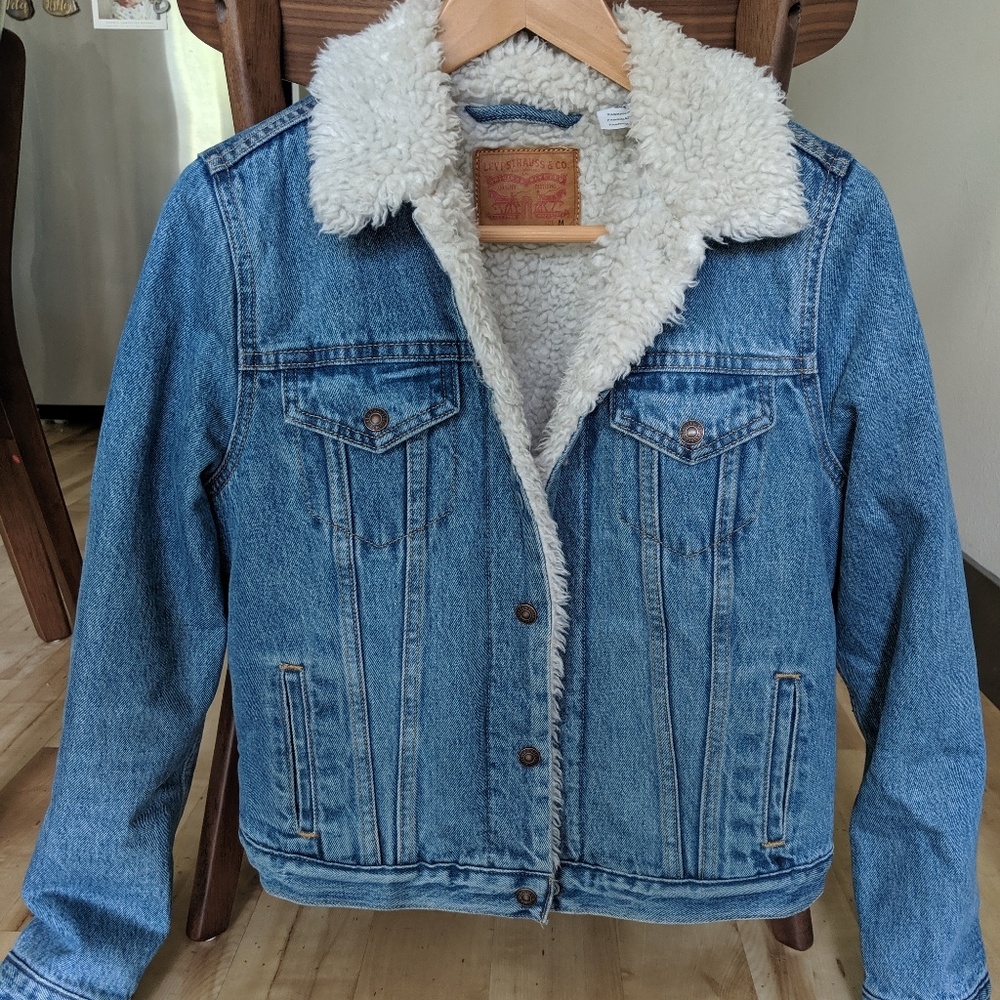 Levi's Denim Sherpa Jacket